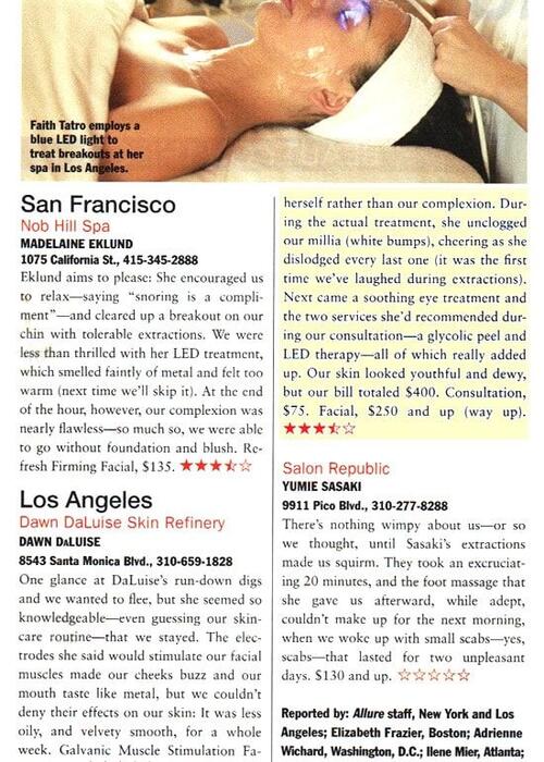 As seen in Allure Magazine February 2011