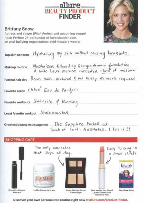 As seen in Allure Magazine