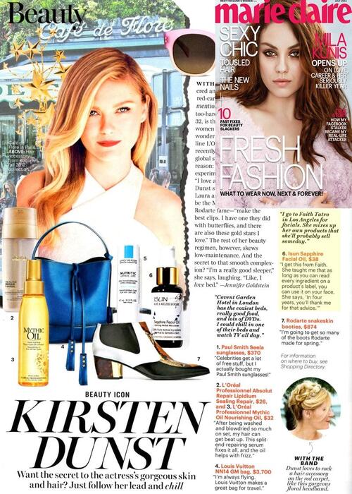 As seen in Marie Claire Magazine July 2014